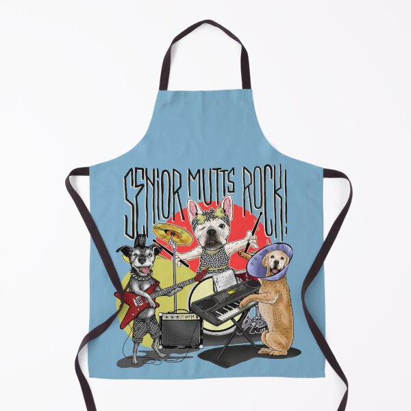 Item preview, Senior Mutts Rock, Junebug and the Rescues designed and sold by WaitIsThisArt.