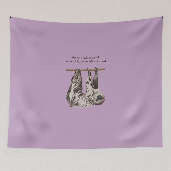 Item preview, She believed she could - sloth designed and sold by GeoCreate.