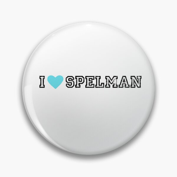 I Love Spelman Pin