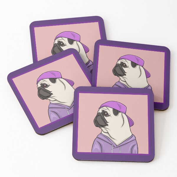 Item preview, Pug morado designed and sold by noahsian777.
