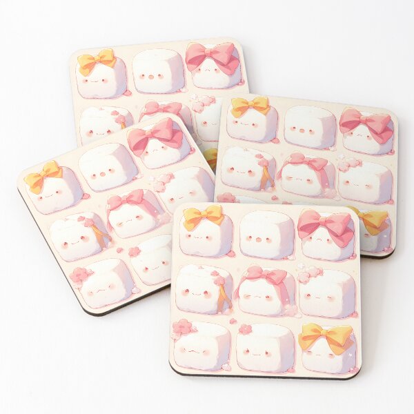 Item preview, Cute Kawaii Marshmallows designed and sold by CoolMantras.