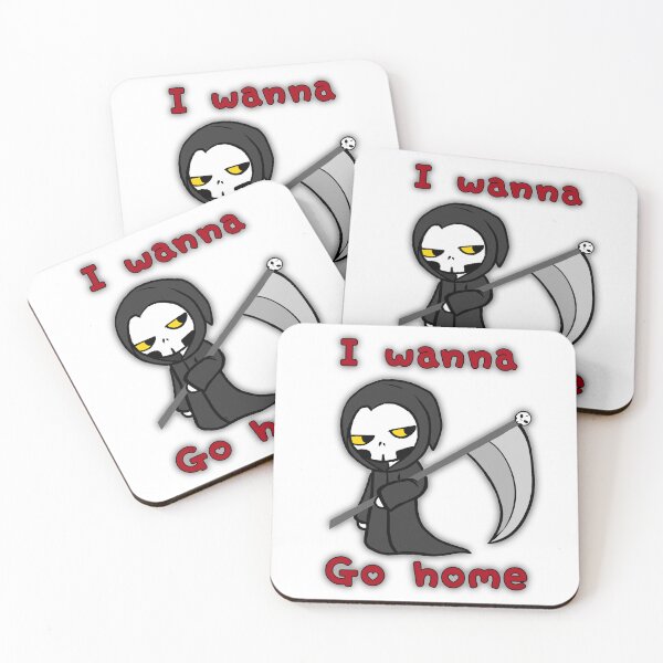 Item preview, Death I wanna go home designed and sold by Chaotic-Crochet.