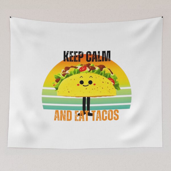 Item preview, Keep Calm and Eat Tacos - Taco Lovers designed and sold by TGAL2.
