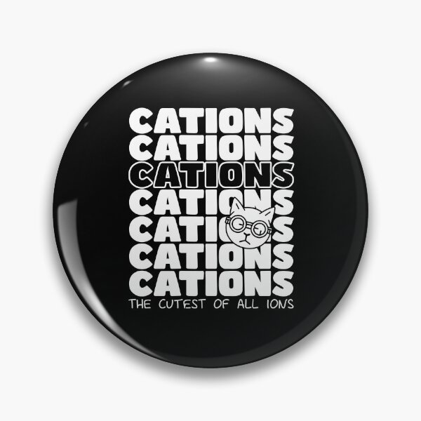 Item preview, Cation | science humor | geeky | biology funny | Positive charge | cute kitty designed and sold by themichetti.