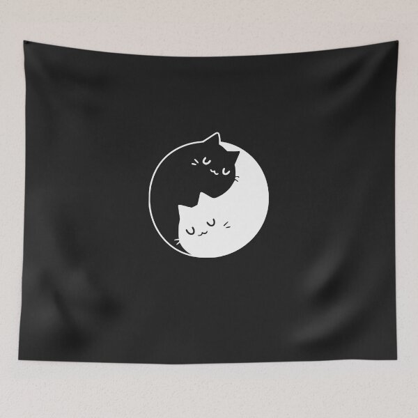 Artikelvorschau, Ying Yang Katzen Katze entworfen und verkauft von ywdphhduf.