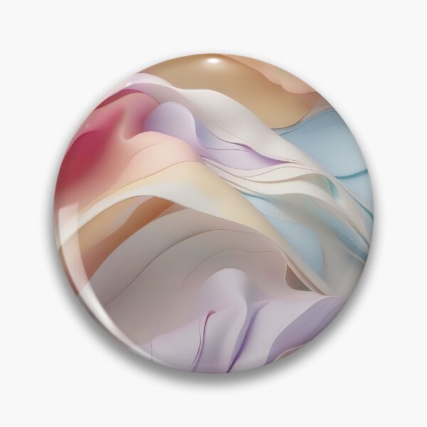 Item preview, Soft Pastel Waves Flowing in Harmonious Elegance designed and sold by ArtComixHaven.