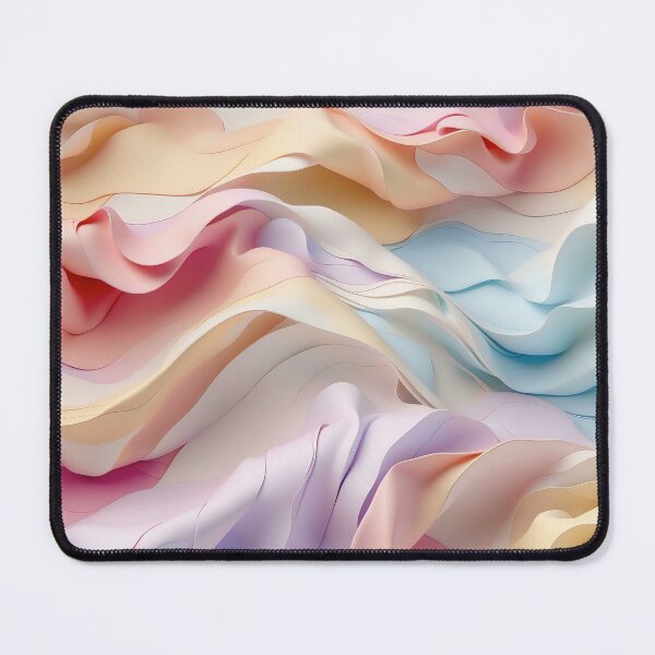 Item preview, Soft Pastel Waves Flowing in Harmonious Elegance designed and sold by ArtComixHaven.