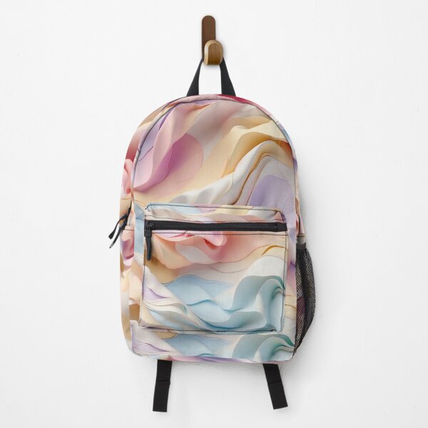 Item preview, Soft Pastel Waves Flowing in Harmonious Elegance designed and sold by ArtComixHaven.