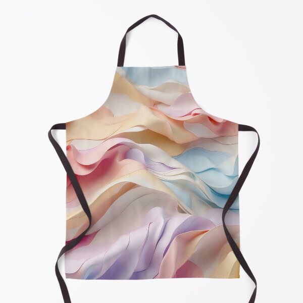 Item preview, Soft Pastel Waves Flowing in Harmonious Elegance designed and sold by ArtComixHaven.