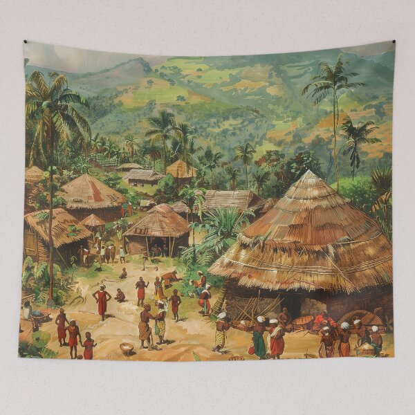 Item preview, Cameroon Digital Illustration designed and sold by ComicsFactory.