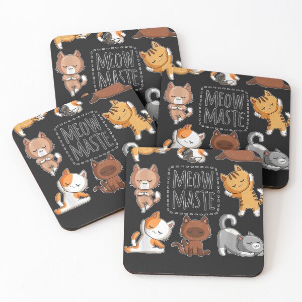 Item preview, Yoga Cat Meowmaste Yoga Position Meow Maste Workout Gift  designed and sold by ywdphhduf.