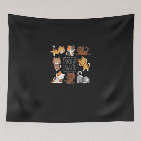 Item preview, Yoga Cat Meowmaste Yoga Position Meow Maste Workout Gift  designed and sold by ywdphhduf.