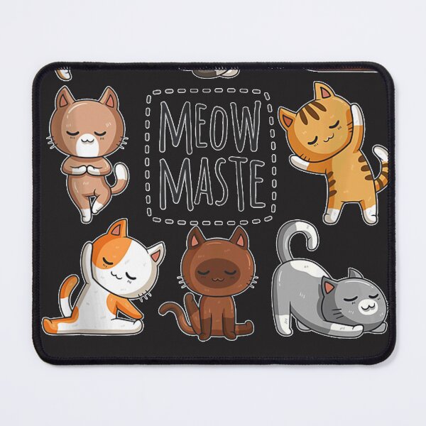 Item preview, Yoga Cat Meowmaste Yoga Position Workout designed and sold by tsougoyjr.