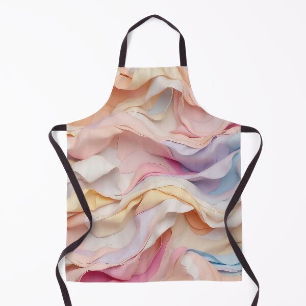 Item preview, Soft Pastel Waves Abstract Elegance for Cozy Interiors designed and sold by ArtComixHaven.
