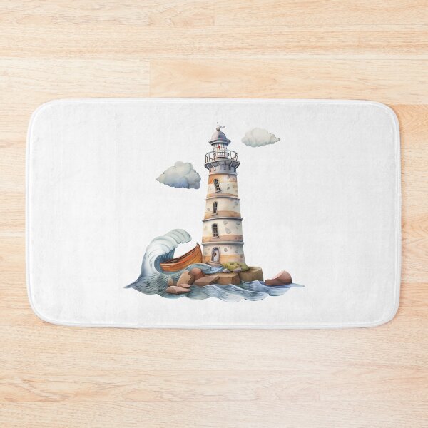 Item preview, Cute watercolor lighthouse designed and sold by 1enchik.