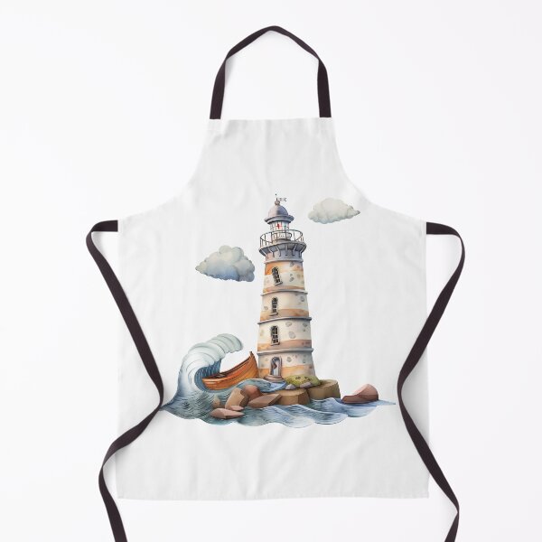 Aperçu de l'œuvre Joli phare aquarelle créée et vendue par 1enchik.
