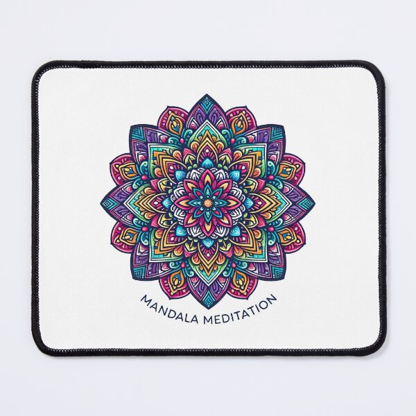 Item preview, Unwind Your Mind: Exploring the Art of Mandala Meditation designed and sold by jgvisualarts.
