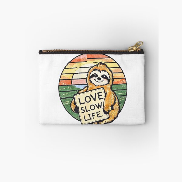 Item preview, sloth love slow life designed and sold by jinmommyonline.