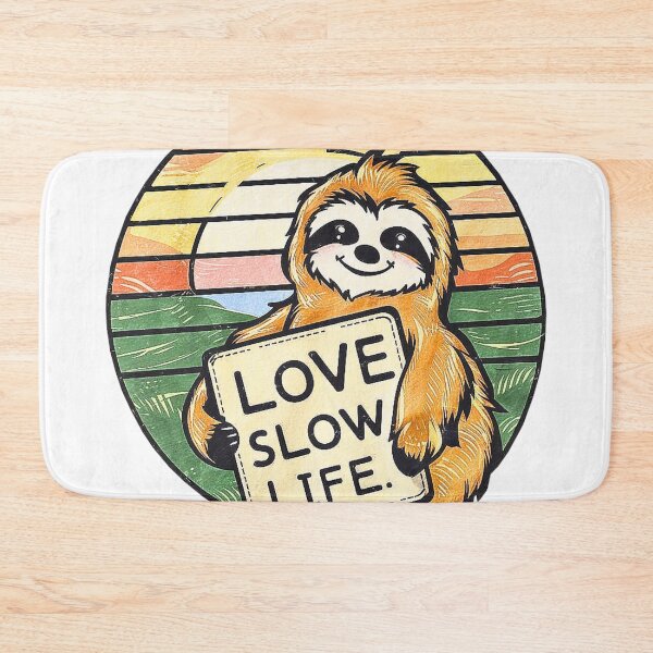 Item preview, sloth love slow life designed and sold by jinmommyonline.