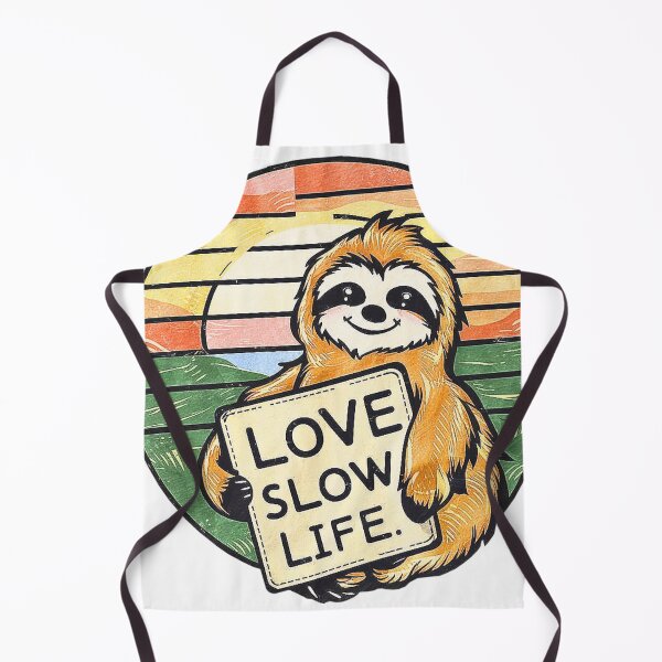 Item preview, sloth love slow life designed and sold by jinmommyonline.