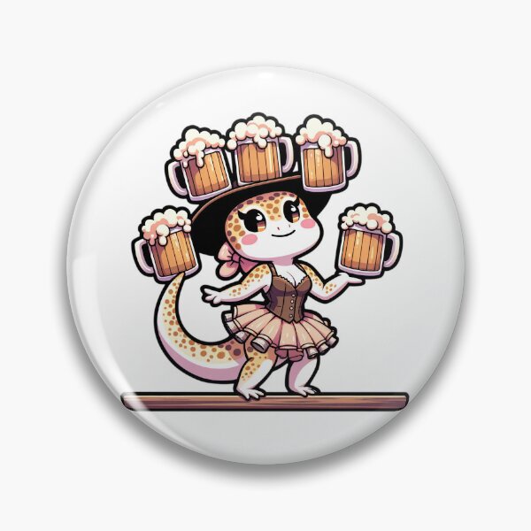 Item preview, Hoppy Hour: Celebrate With Our Gecko Friend! designed and sold by jgvisualarts.