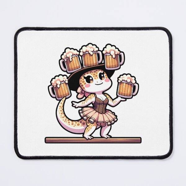 Item preview, Hoppy Hour: Celebrate With Our Gecko Friend! designed and sold by jgvisualarts.
