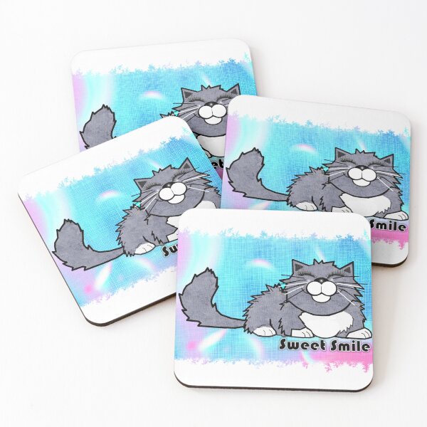 Item preview, Cute cat with sweet smile  designed and sold by Shirley cute art .