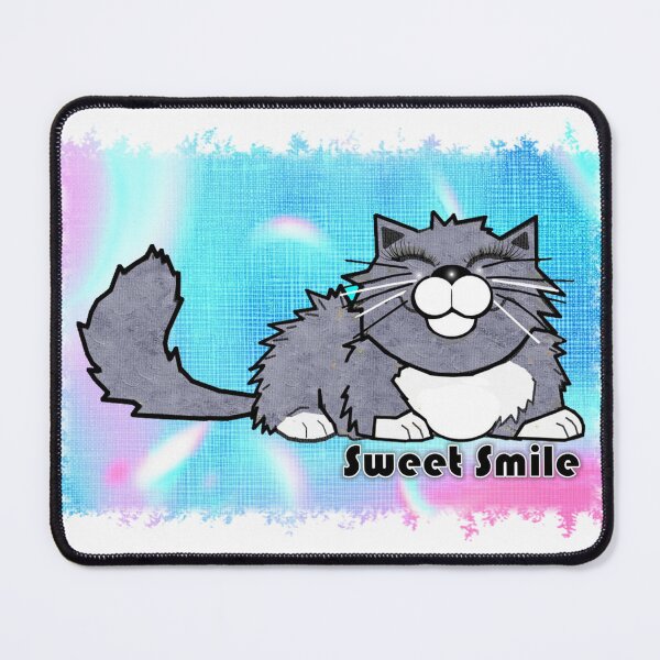 Item preview, Cute cat with sweet smile designed and sold by Shirley cute art .
