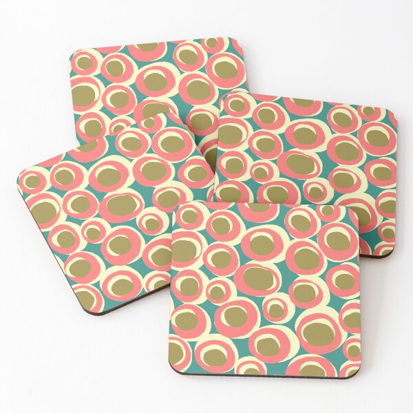 Item preview, Retro Mid Century Modern 70s Pattern in Atomic Age Colors designed and sold by Deutschic.