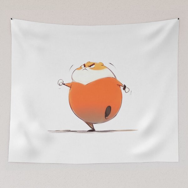 Item preview, Cartoon Angry Hamster designed and sold by CoolMantras.