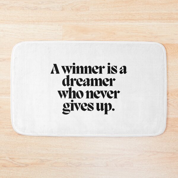 Item preview, A winner is a dreamer who never gives up.  designed and sold by CharmStudio.
