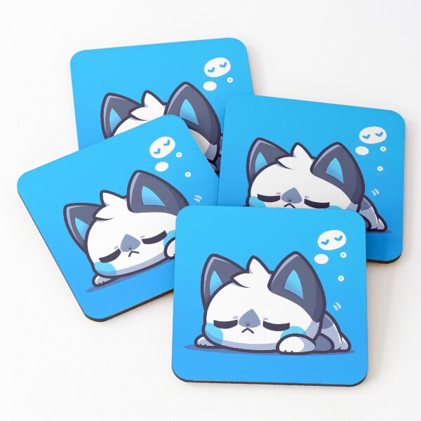 Item preview, Cute Sleeping Cat designed and sold by CoolMantras.