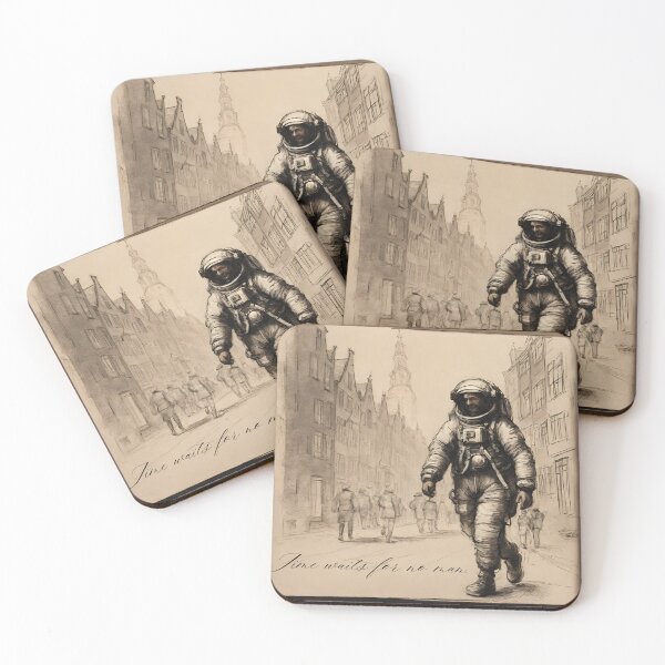 Item preview, Time Waits for No Man designed and sold by thecrunchyflea.
