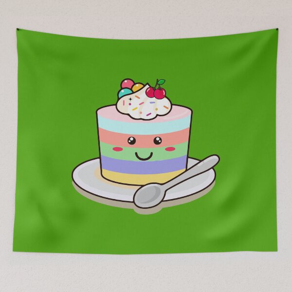 Item preview, Cute pudding with cherry. designed and sold by designing01Ar3.