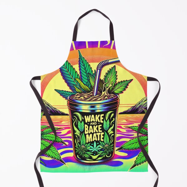 Item preview, Wake and Bake Mate Yerba Coffee Cannabis Design designed and sold by HippieFarms11.