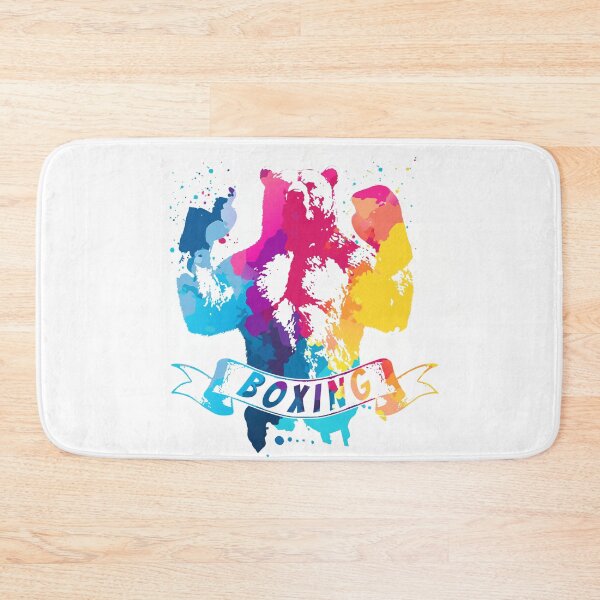 Item preview, Boxing Bear Watercolor designed and sold by TrueArtsStore.