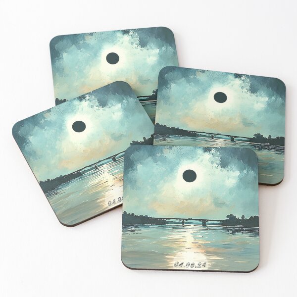 Item preview, Eclipse in Watercolor, River designed and sold by sylviatx.