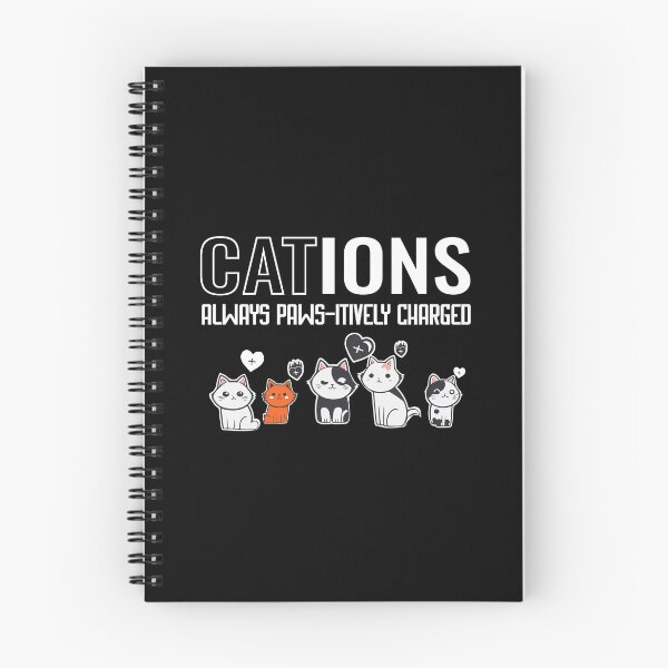 Item preview, biology humor | science funny cat | positive charge | geeky | Cation designed and sold by themichetti.