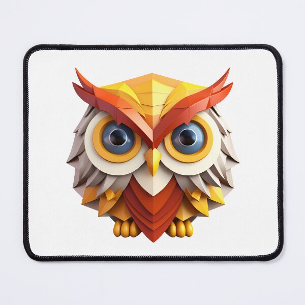Item preview, 3D Cartoon Owl, Logo, Sticker, Wall arts, Art Prints and More designed and sold by Kevin Lou.