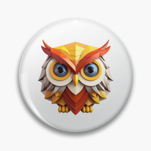 Item preview, 3D Cartoon Owl, Logo, Sticker, Wall arts, Art Prints and More designed and sold by Kevin Lou.