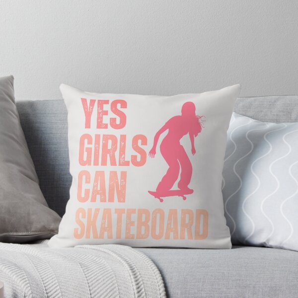 Item preview, Yes,Girls can skateboard ,girl power designed and sold by erozzz.