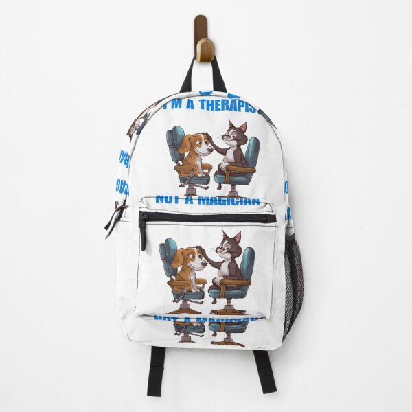 Item preview, I'm a therapist not a magician - Funny cat funny Dog designed and sold by Micjr.