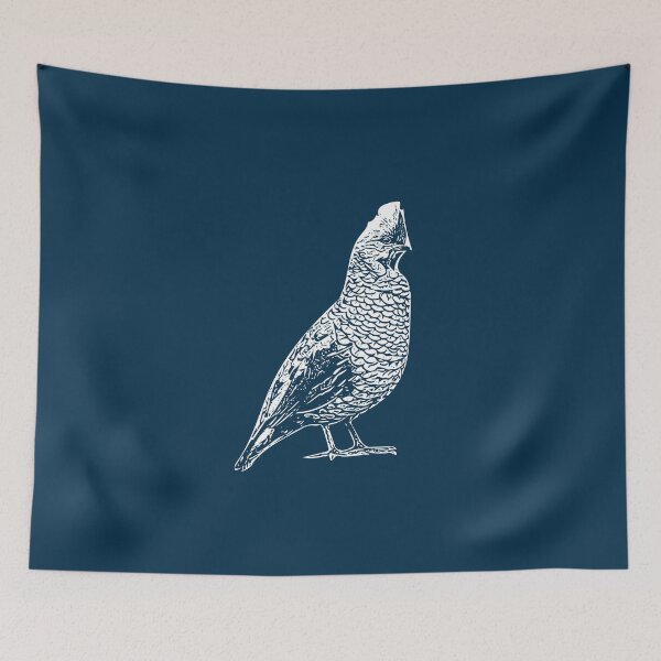 Item preview, Scaled Quail White Design  designed and sold by designsasstultd.