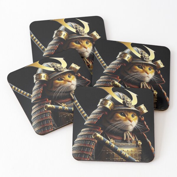 Item preview, Samurai cat designed and sold by LiM-Team.
