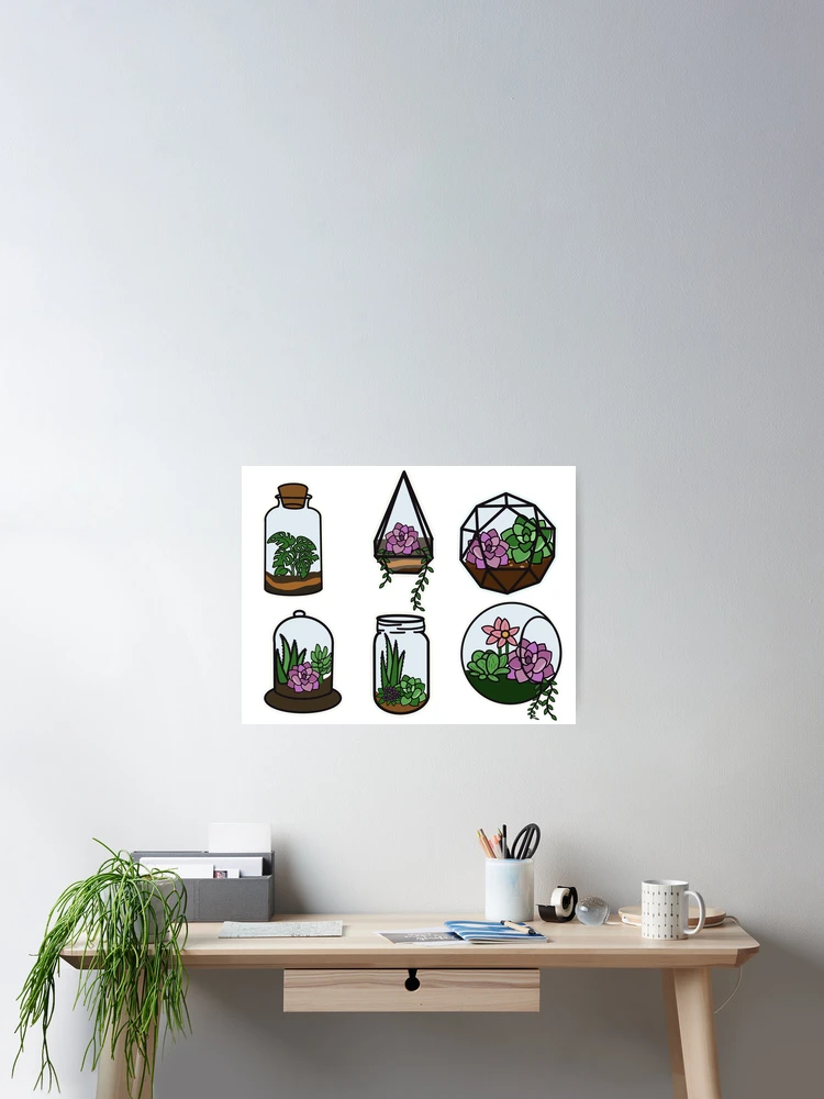 Thumbnail 2 of 3, Poster, Terrarium Collection designed and sold by Jsaylor22.