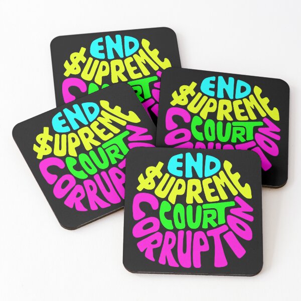 Item preview, End Supreme Court Corruption Word Art designed and sold by Unhinged Heather.