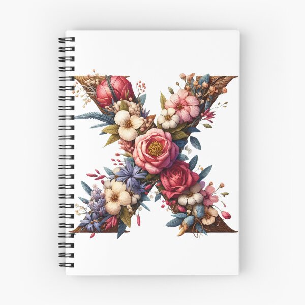 Item preview, Letter “X” containing flowers designed and sold by yeekazar.