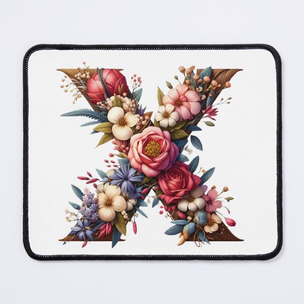 Item preview, Letter “X” containing flowers designed and sold by yeekazar.