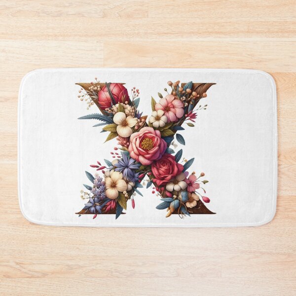 Item preview, Letter “X” containing flowers designed and sold by yeekazar.