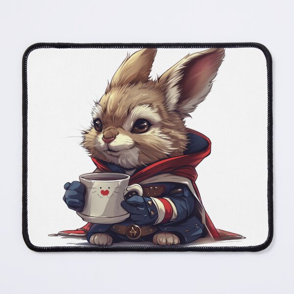 Item preview, Liberté Lapin with Parisian Espresso designed and sold by dungeonwarriors.